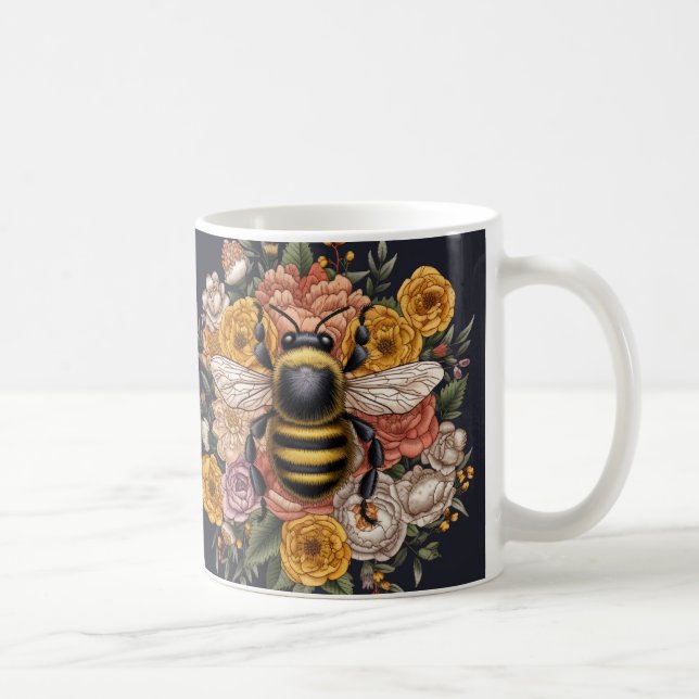 Caneca De Café Abraçar Doçura e Natureza com nossa Abelha (Direita)