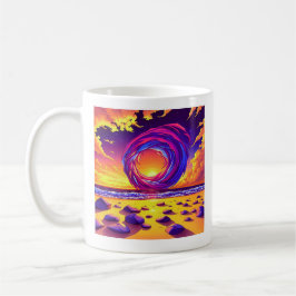 Caneca De Café Abraçar o Vórtice Cósmico