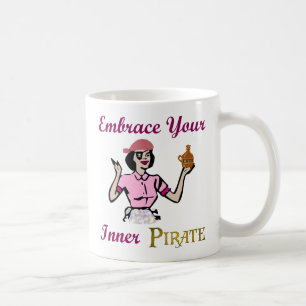 Caneca De Café Abrace seu pirata interno
