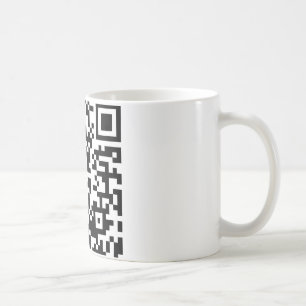 Caneca De Café Abrace um código do geek QR