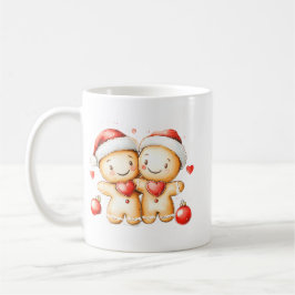 Caneca De Café Abraço de Homem de Biscoito de Gengibre Aconchegan