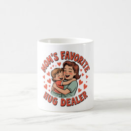 Caneca De Café Abraço de Mug da Mãe Favorito - Presente Encantado
