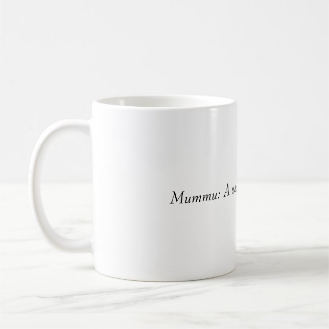 Caneca De Café Abraço Mummu  (Esquerda)