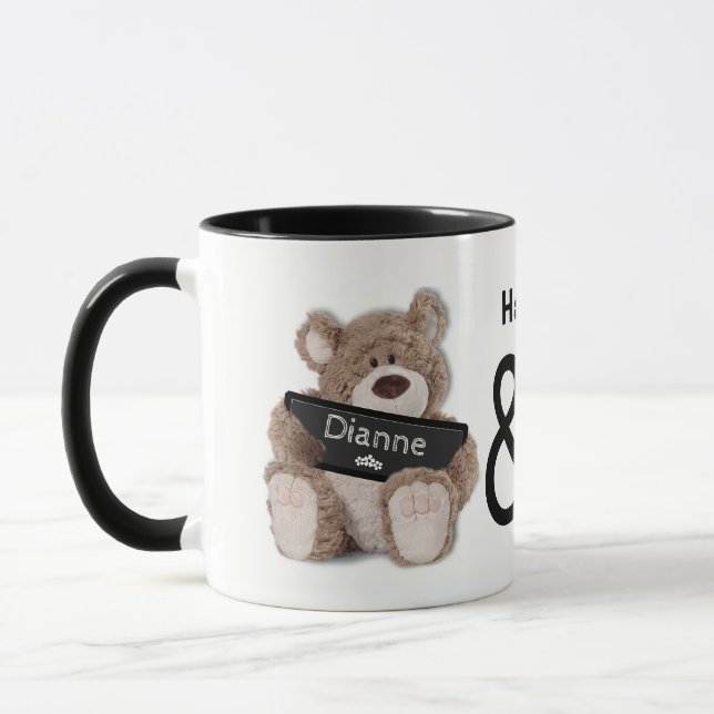 Caneca de Café Abraços de Urso de Pelúcia (Esquerda)
