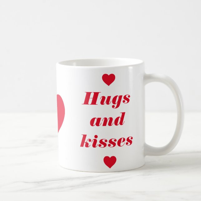 Caneca De Café Abraços E Kisses Mug (Direita)