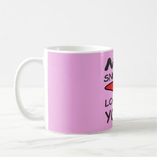 Caneca De Café Abraços tipo mensagem de amor com design