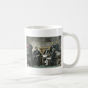 Caneca De Café Abraham Lincoln e seu armário
