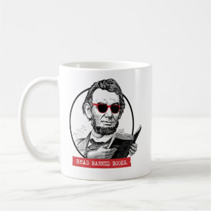 Caneca De Café Abraham Lincoln Lê Livros Proibidos