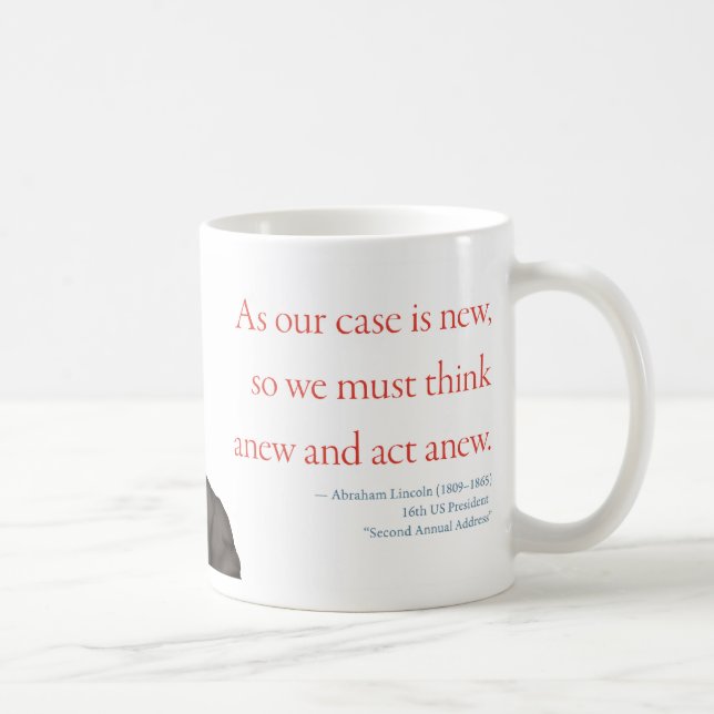 Caneca De Café Abraham Lincoln Mug #23 (Direita)