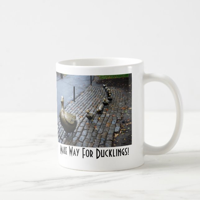 Caneca De Café Abram Caminho Para Os Ducklings! (Direita)