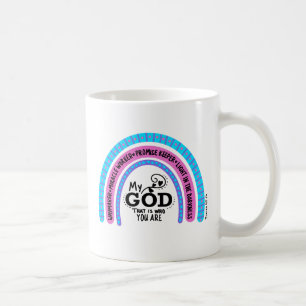 Caneca De Café Abridor de Caminhos, Fazedor de Milagres, Meu Deus