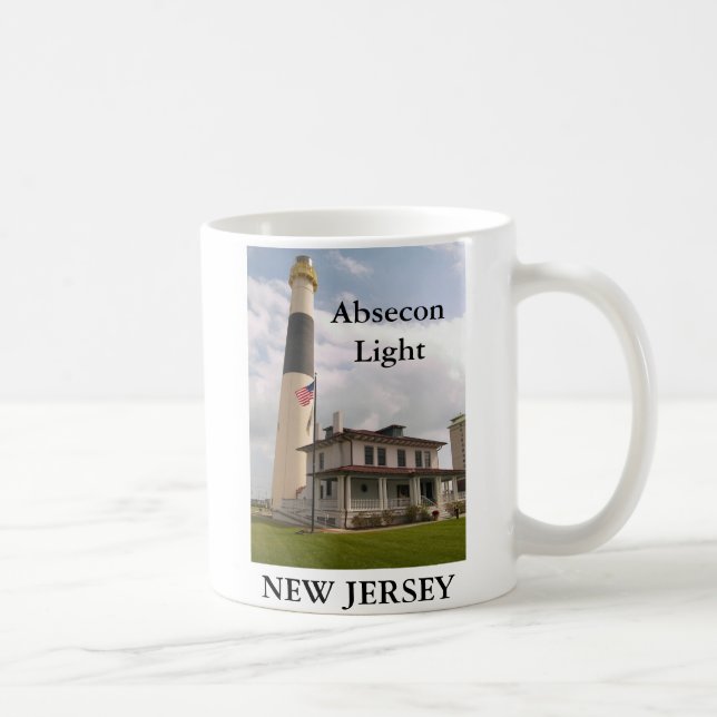 Caneca De Café Absecon Light, New Jersey Mug (Direita)
