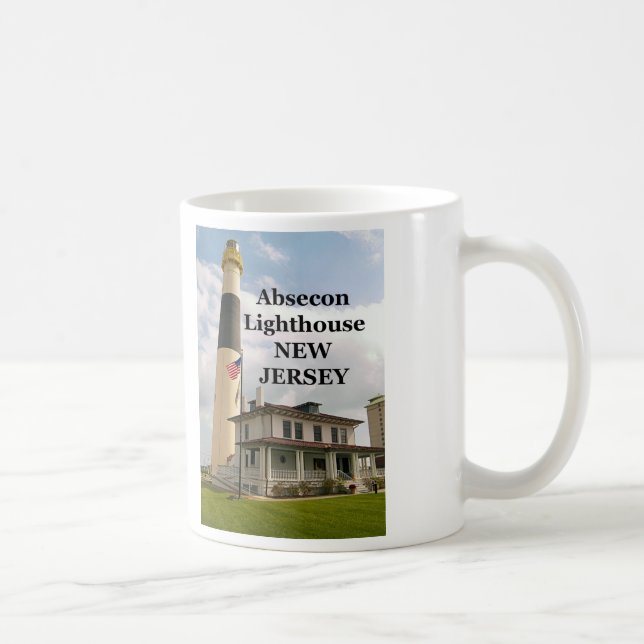 Caneca De Café Absecon Lighthouse, New Jersey Mug (Direita)
