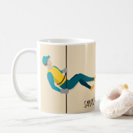 Caneca De Café Abseiling