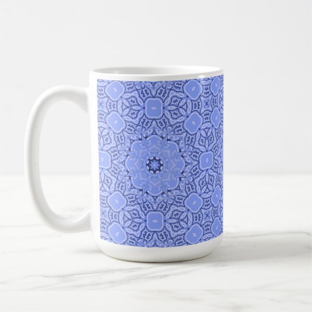 Caneca De Café Absolutely Gorgeous Liquid Art Mandala Pattern (Esquerda)