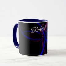 Caneca de Café Abstração Geométrica