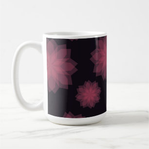 Caneca De Café Abstracção cor-de-rosa, legal, na moda, moderna
