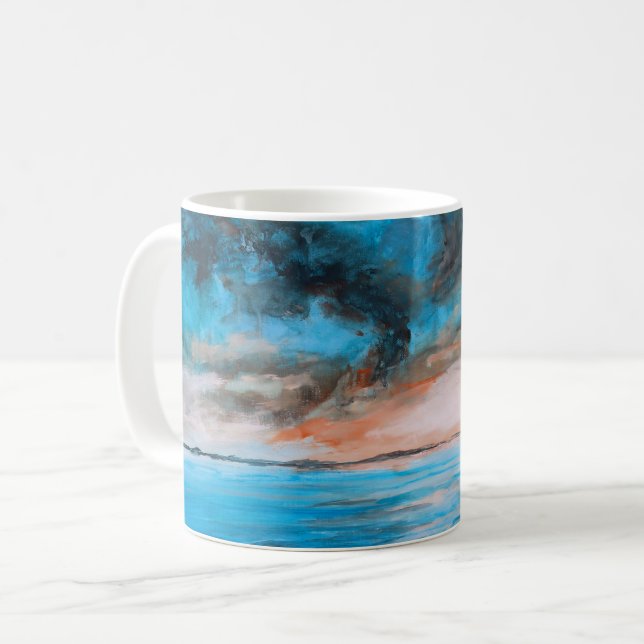 Caneca De Café Abstract Art  (Frente Esquerda)