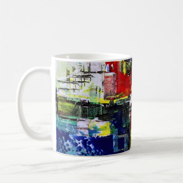 Caneca De Café Abstract Art  (Esquerda)