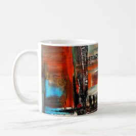Caneca De Café Abstract Art 