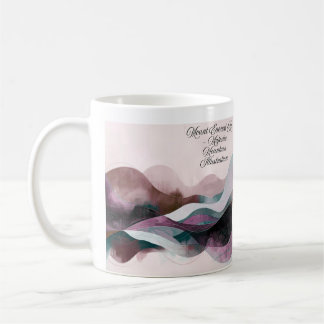 Caneca De Café Abstract Art Design | Modern Minimalist