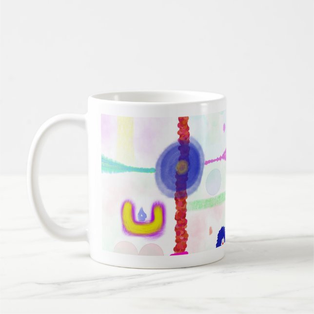 Caneca De Café Abstract Art Mug (Esquerda)