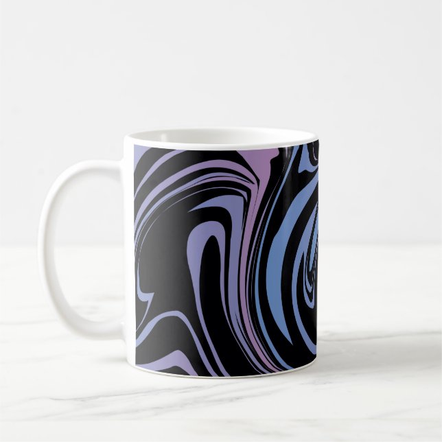 Caneca De Café Abstract background. Liquid marble. Background flu (Esquerda)