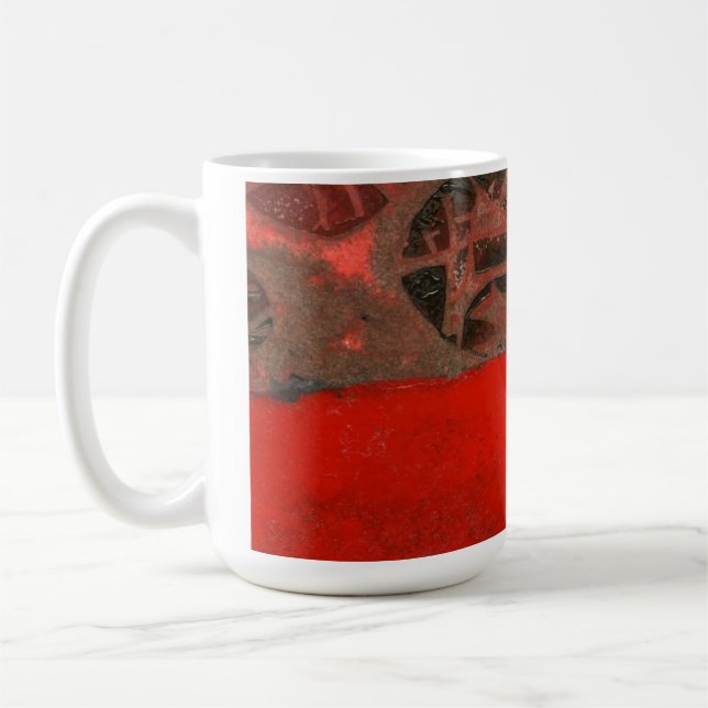 Caneca De Café Abstract Design Mug (Esquerda)