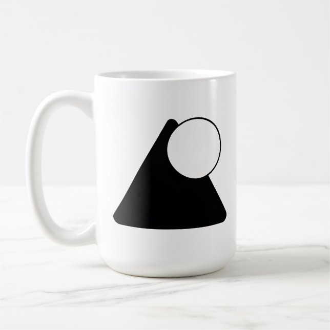 Caneca De Café Abstract Geometric Shapes (Esquerda)