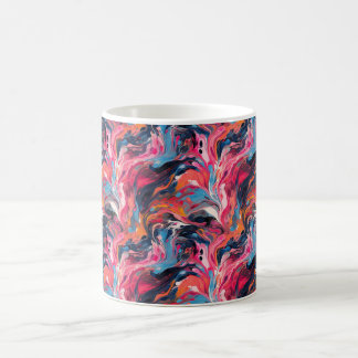 Caneca De Café Abstract Paint 01
