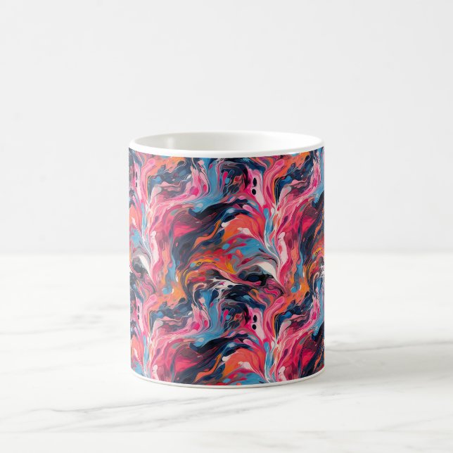 Caneca De Café Abstract Paint 01 (Centro)