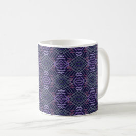 Caneca De Café Abstract Pattern Art Of Watercolor Brushstrokes