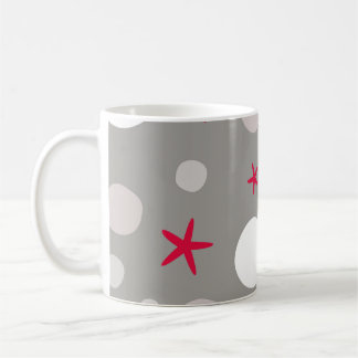 Caneca De Café Abstract seamless vintage pattern on grey backgrou