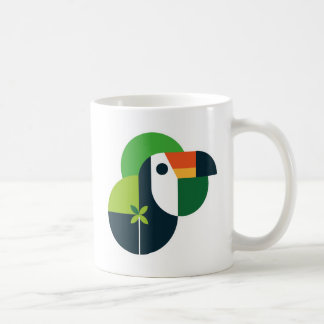 Caneca De Café Abstract Toucan Iconic Brazilian Bird Inspired Art