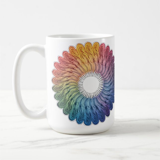 Caneca De Café Abstract vivid mug (Esquerda)
