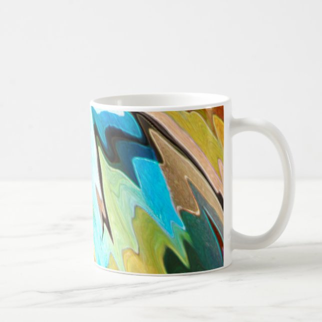 Caneca de café abstrata (Direita)