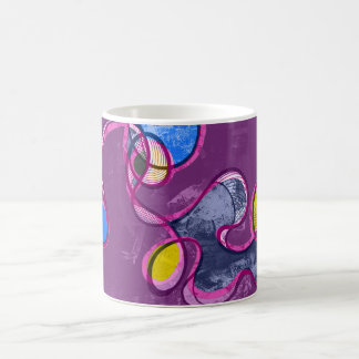 Caneca de Café Abstrata do Chakra do Coração (vers