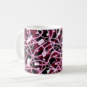 Caneca De Café Abstratado