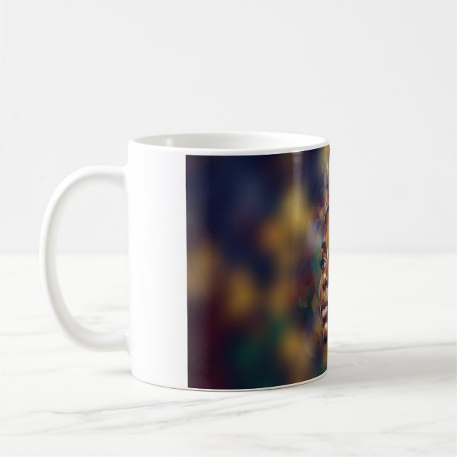 Caneca De Café Abstrato (Esquerda)