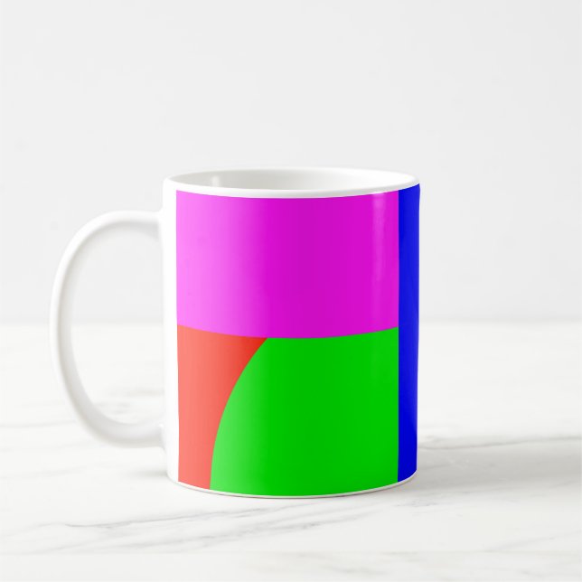 Caneca De Café Abstrato (Esquerda)