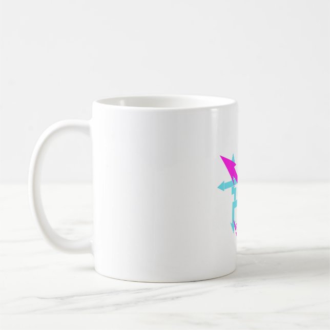 Caneca De Café Abstrato Arrows Mug (Esquerda)