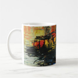 Caneca De Café Abstrato Art