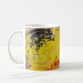 Caneca De Café Abstrato Art