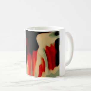 Caneca De Café Abstrato Art