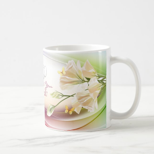 Caneca De Café Abstrato Art 46.o Mug (Direita)