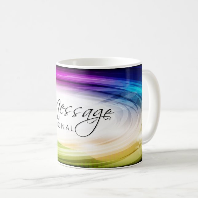 Caneca De Café Abstrato Art 9A Mug (Frente Esquerda)