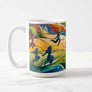 Caneca De Café Abstrato Art Mug