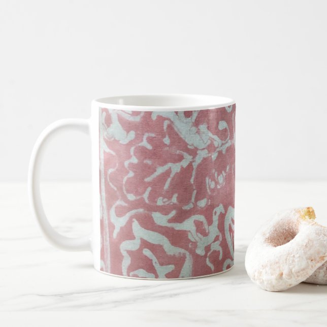 Caneca De Café Abstrato Art Padrão Marble Coffee Mug (Com Donut)