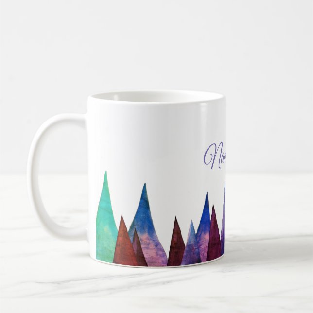 Caneca De Café Abstrato Art personalizado Mug (Esquerda)