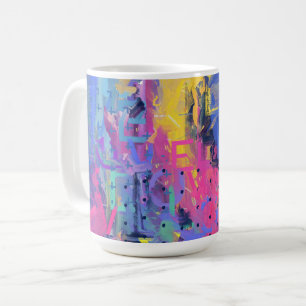 Caneca De Café Abstrato Aurora